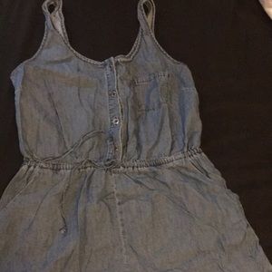 Denim Romper